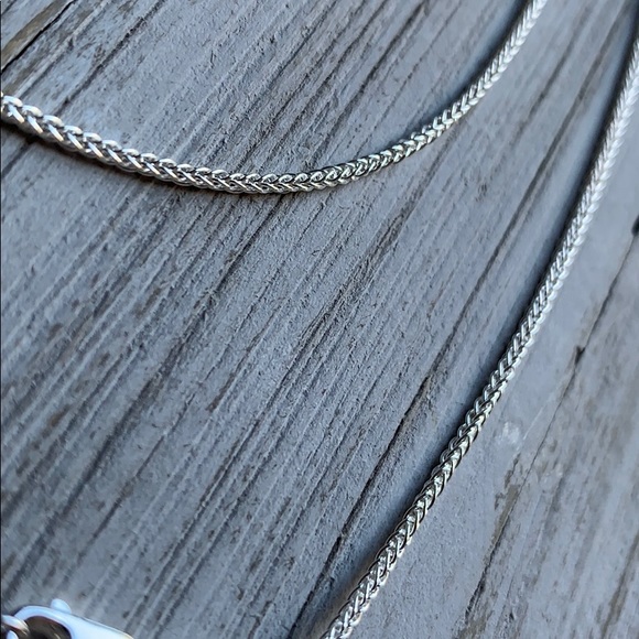 Adjustable sterling silver chain 16-22” slider NEW - Picture 4 of 4